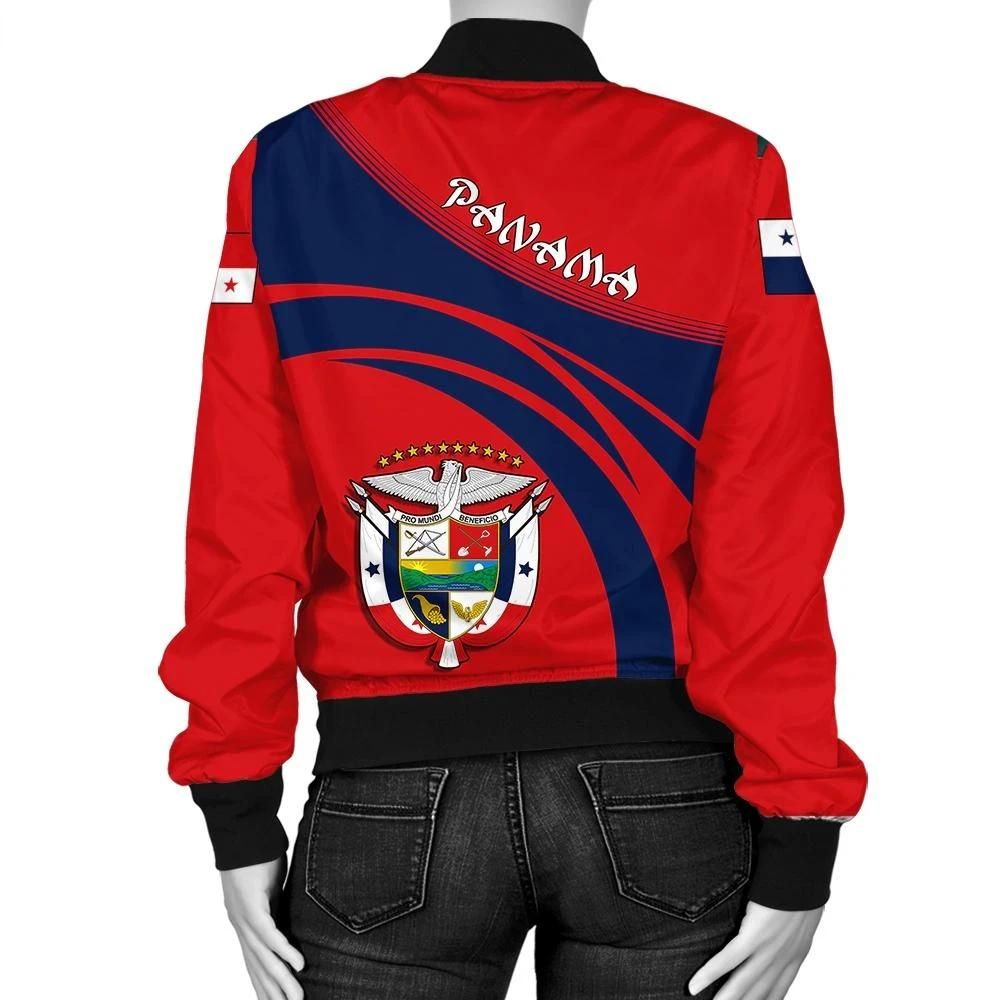 Panama-Coat-Of-Arms-Women-Bomber-Jacketticket-Bomber-Jacket-1