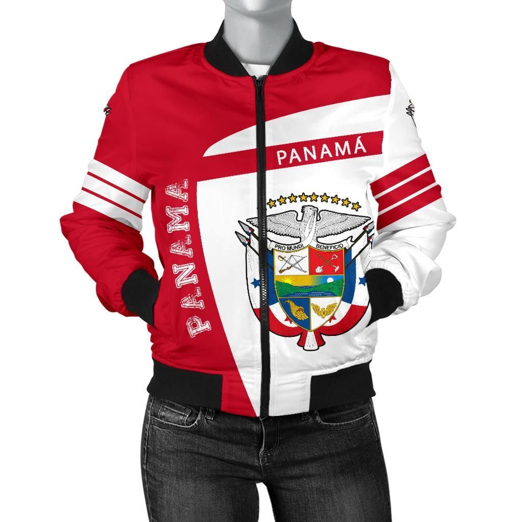 Panama Women's Bomber Jacket - Premium Style Red J7 Bomber Jacket Panama Women's Bomber Jacket - Premium Style Red J7 Bomber Jacket