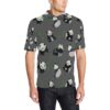 Panda Pattern Print Design A06 Men Polo Shirt