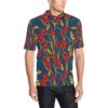 Pansy Pattern Print Design A01 Men Polo Shirt