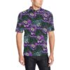 Pansy Pattern Print Design Ps07 Men Polo Shirt