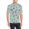 Pansy Pattern Print Design Ps08 Men Polo Shirt