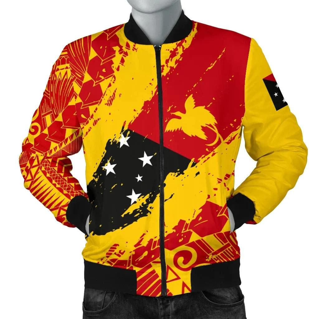 Papua New Guinea Men's Bomber Jacket - Nora Style J9 Bomber Jacket Papua New Guinea Men's Bomber Jacket - Nora Style J9 Bomber Jacket