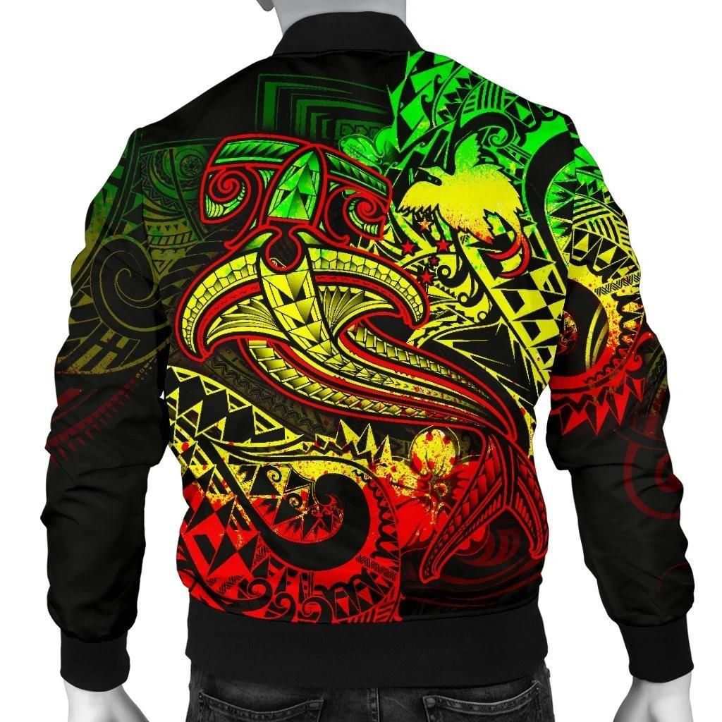 Papua-New-Guinea-Mens-Bomber-Jacket-Reggae-Shark-Polynesian-Tattoo-BN18-Bomber-Jacket-1
