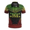 Papua New Guinea Polo Shirt - Polynesian Chief Reggae Version - BN10