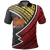 Papua New Guinea Polo Shirt- bPapua New Guinea Lauhala Polynesian A24