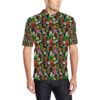 Parrot Design Print Men Polo Shirt