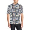 Patchwork Heart Flower Pattern Print Design 01 Men Polo Shirt