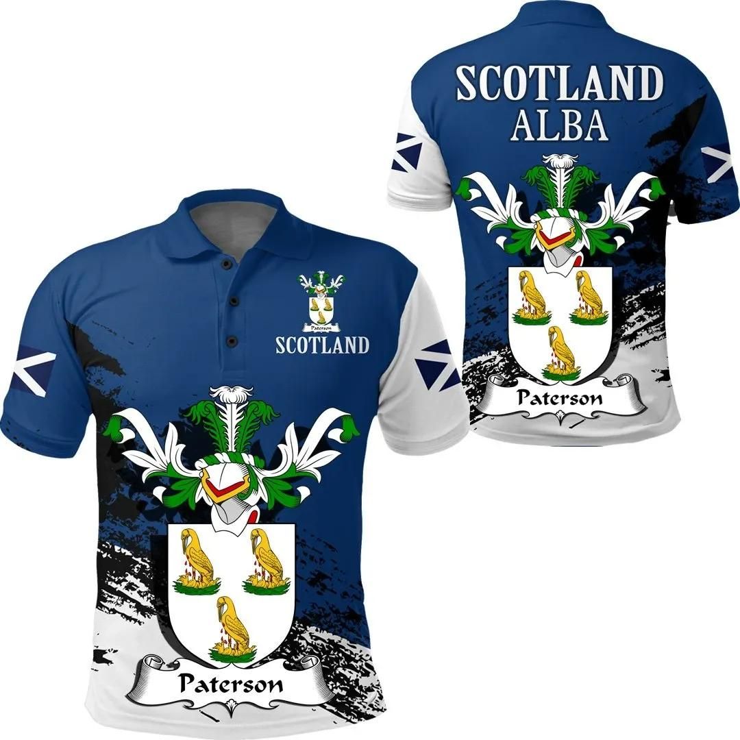 Paterson II Scottish Family Crest Scotland Special Polo Shirt - Golf Shirt A7 Paterson II Scottish Family Crest Scotland Special Polo Shirt - Golf Shirt A7