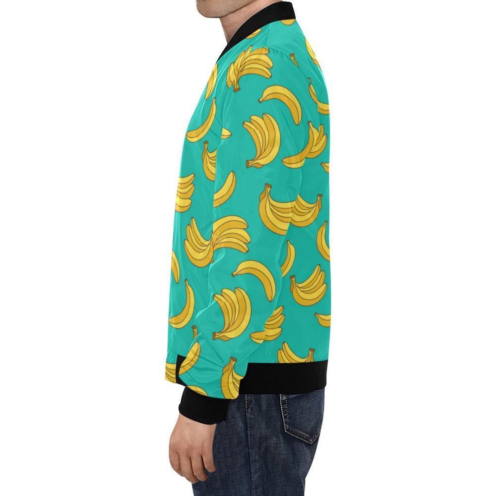Pattern-Print-Banana-Mens-Bomber-Jacket-1