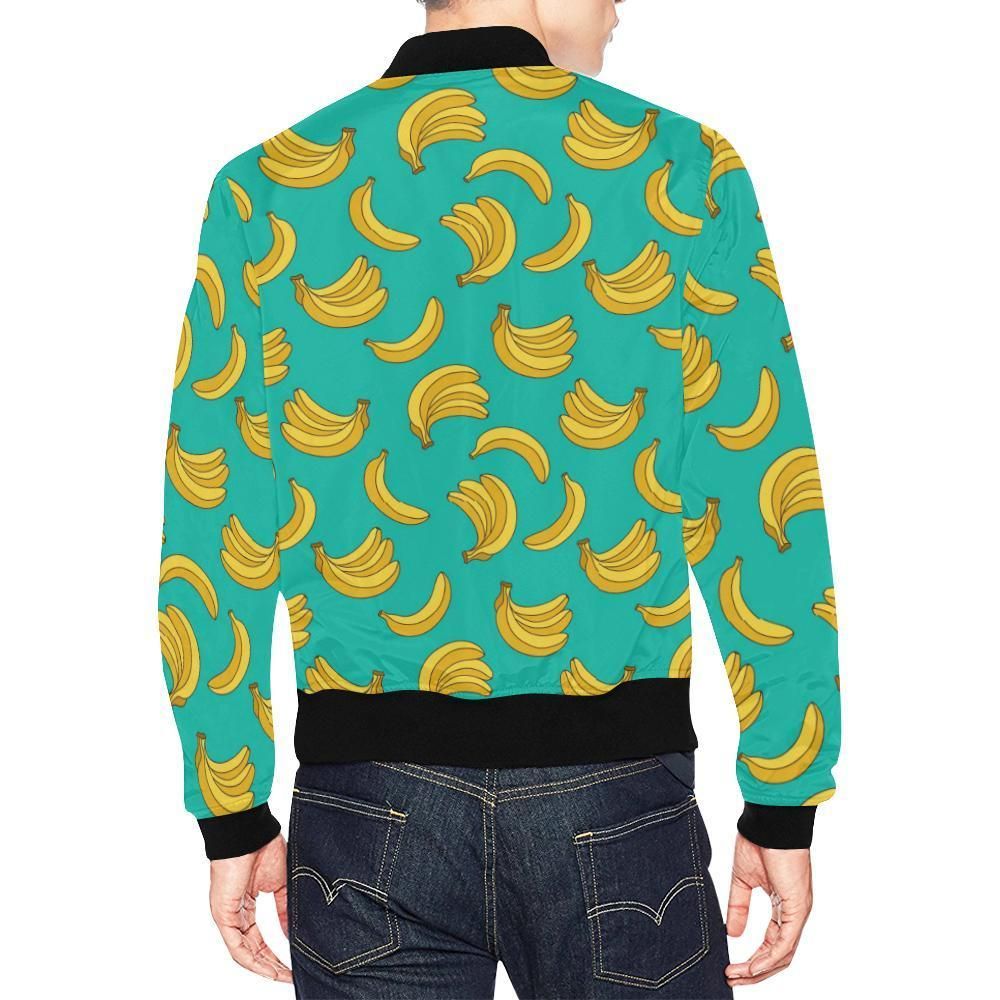 Pattern-Print-Banana-Mens-Bomber-Jacket-2