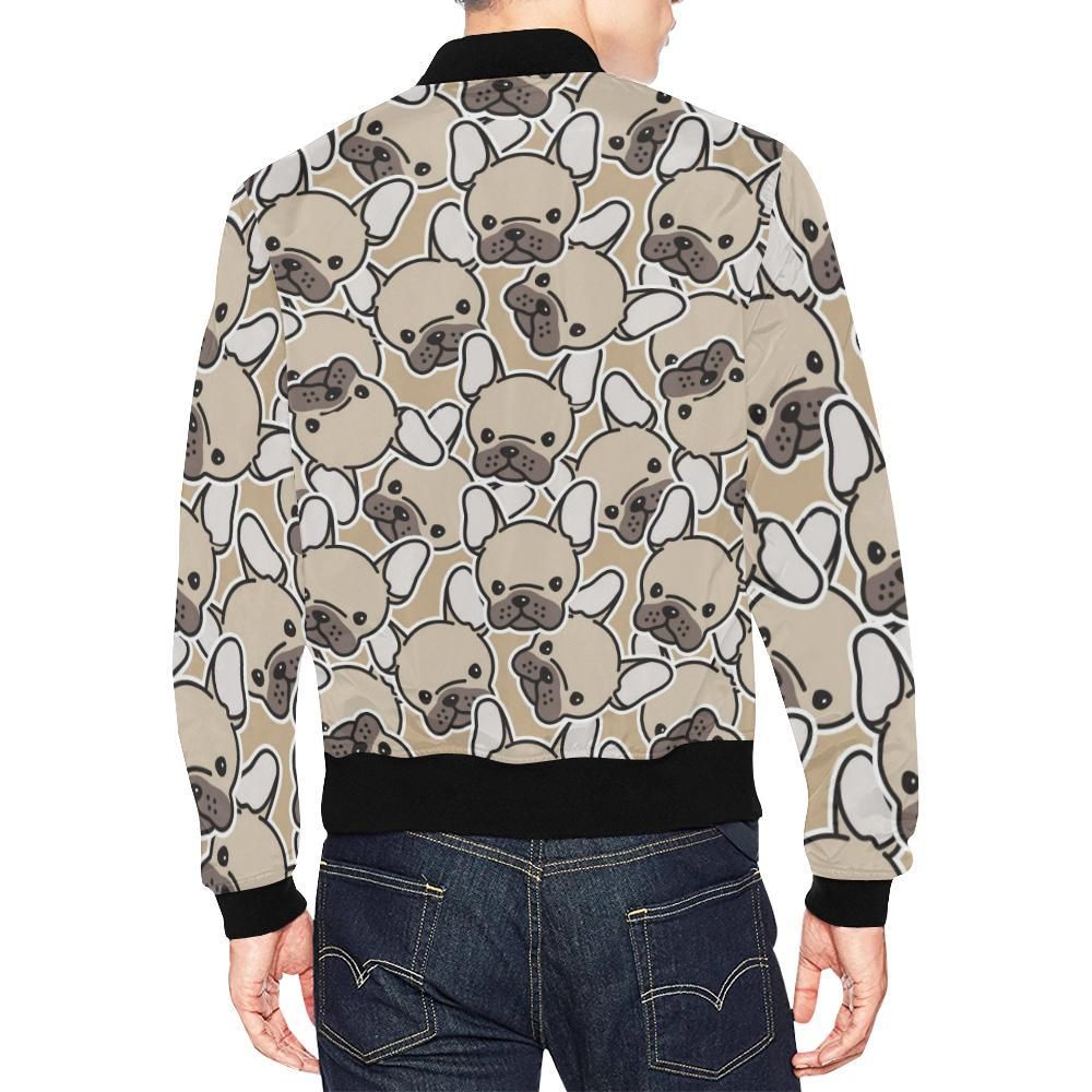 Pattern-Print-Bulldog-Mens-Bomber-Jacket-2