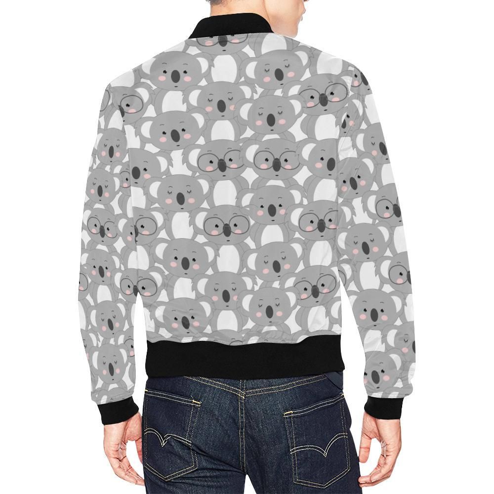 Pattern-Print-Koala-Mens-Bomber-Jacket-2