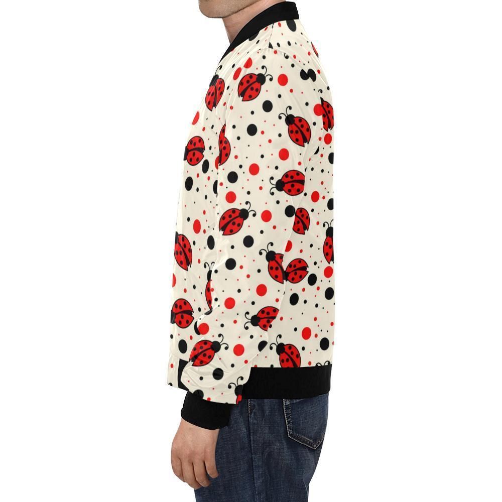 Pattern-Print-Ladybug-Mens-Bomber-Jacket-1