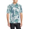 Pattern Tropical Palm Leaves Men Polo Shirt