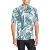 Pattern Tropical Palm Leaves Men Polo Shirt
