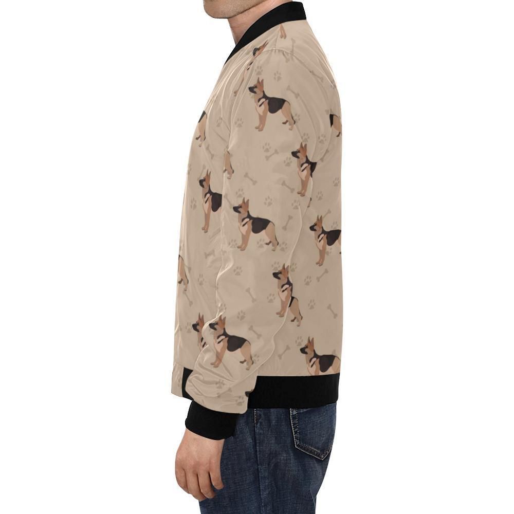 Paw-German-Shepherd-Pattern-Print-Mens-Bomber-Jacket-1