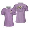 Peace Love Cure Lupus Awareness Short Sleeve Polo Shirt #H