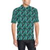 Peace Sign Themed Design Print Men Polo Shirt