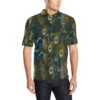 Peacock Feather Pattern Print Design A03 Men Polo Shirt