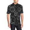 Pentagram Pattern Print Design A01 Men Polo Shirt