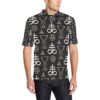 Pentagram Pattern Print Design A04 Men Polo Shirt