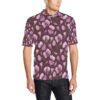Peony Pattern Print Design Pe010 Men Polo Shirt