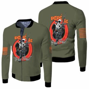 Pepe Le Pew Pew Pew For Lovers 3D T Shirt Hoodie Sweater Bomber Jacket Model 4697 Bomber Jacket