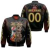 Personalized #00 The Rolling Stones No Filter Tour 2019 Please You Hope You Guess Guitar gift for The Rolling Stomes fans Bomber Jacket