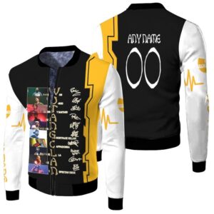 Personalized #00 Wutang Clan Famous American Hip Hop Group Member Band Signed gift for Wutang Clan fans Bomber Jacket