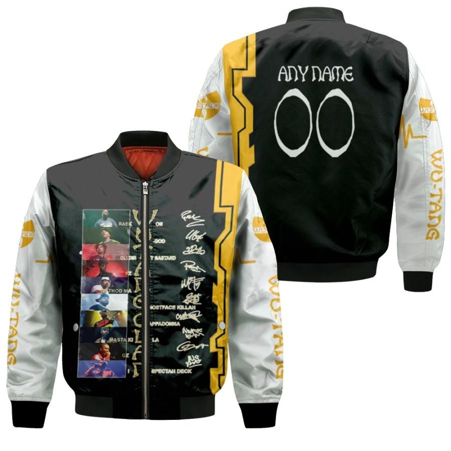 Personalized #00 Wutang Clan Famous American Hip Hop Group Member Band Signed gift for Wutang Clan fans Bomber Jacket Personalized #00 Wutang Clan Famous American Hip Hop Group Member Band Signed gift for Wutang Clan fans Bomber Jacket