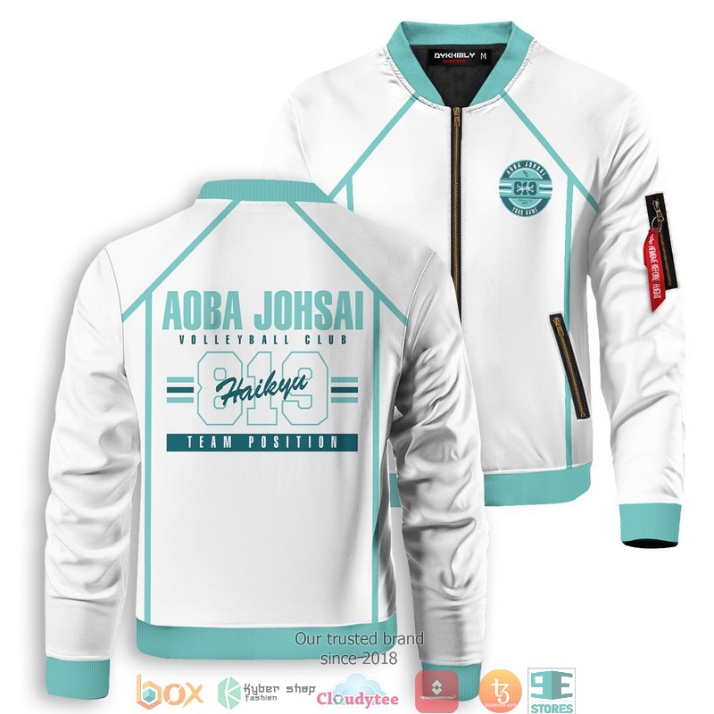 Personalized 819 Aoba Johsai Bomber Jacket Personalized 819 Aoba Johsai Bomber Jacket