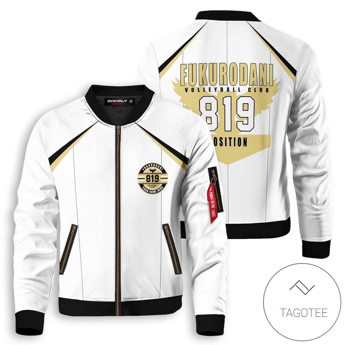 Personalized 819 Fukurodani Bomber Jacket Personalized 819 Fukurodani Bomber Jacket