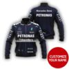 Personalized Amg Petronas Motorsport Blackberry Blue Custom Bomber Jacket
