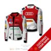 Personalized Audi Sport Schaeffler Dhl Custom Bomber Jacket