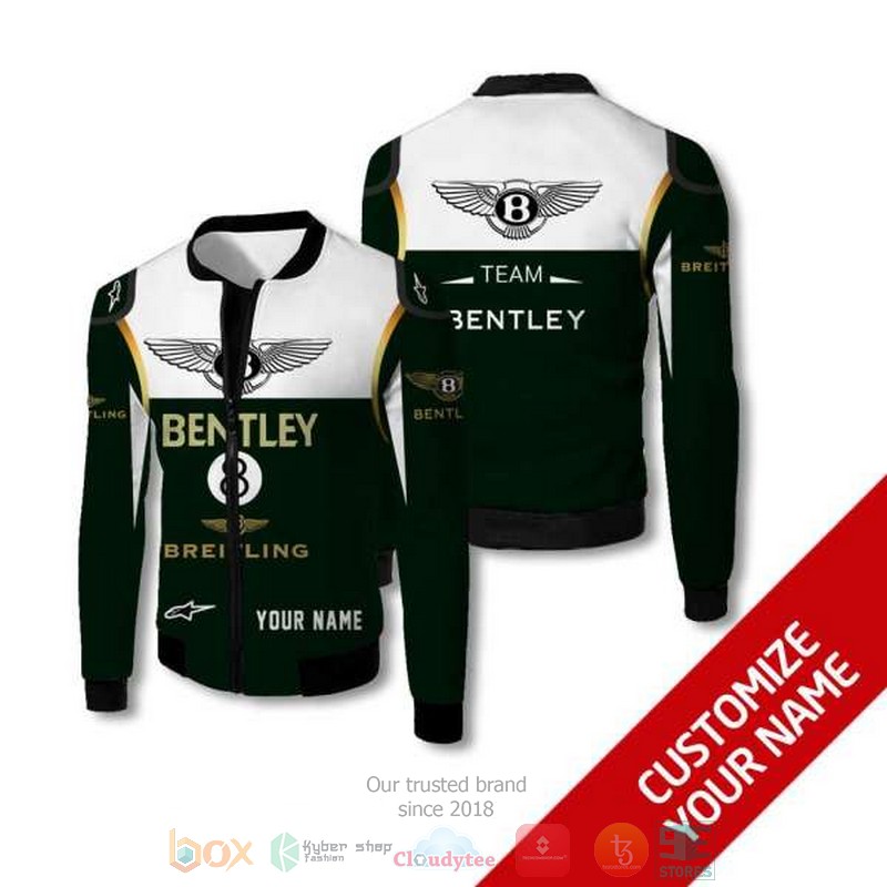 Personalized Bentley Team Custom Bomber Jacket Personalized Bentley Team Custom Bomber Jacket
