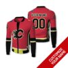 Personalized Calgary Flames Nhl Red Custom Bomber Jacket