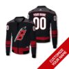 Personalized Carolina Hurricanes Nhl Black Custom Bomber Jacket
