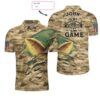 Personalized Custom Name Fisherman Bass Fishing Game American Angler Camo Polo Shirt #V