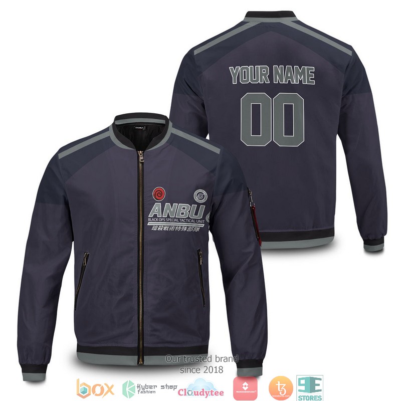 Personalized Dark Unit Bomber Jacket 2 Personalized Dark Unit Bomber Jacket 2