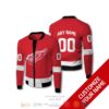 Personalized Detroit Red Wings Nhl Red Custom Bomber Jacket