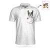 Personalized Dog Pocket Short Sleeve Custom Photo Polo Shirt #H