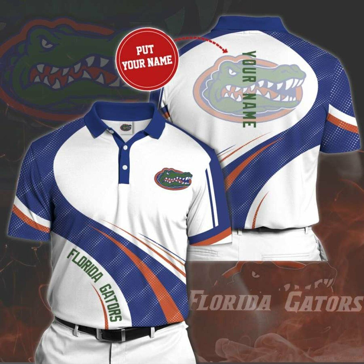 Personalized Florida No91 Polo Shirt Personalized Florida No91 Polo Shirt