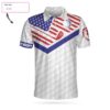 Personalized Golf American Flag 3D All Over Printed Polo Shirt