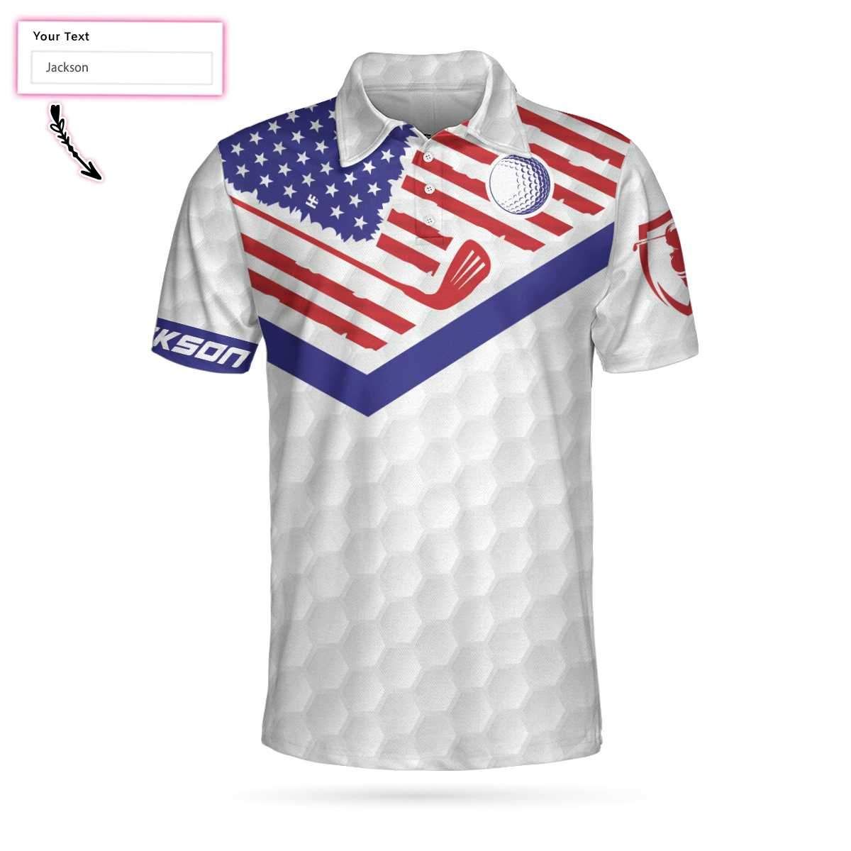 Personalized Golf American Flag 3D All Over Printed Polo Shirt Personalized Golf American Flag 3D All Over Printed Polo Shirt