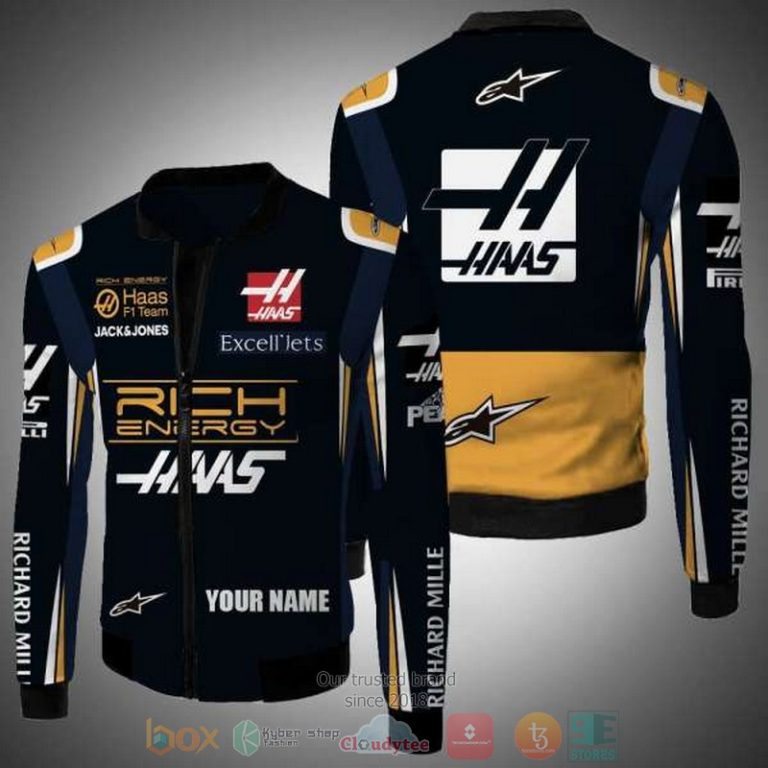 Personalized-Haas-F1-Team-Rich-Energy-Custom-Bomber-Jacket-1