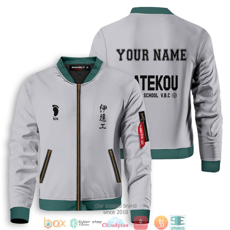 Personalized Haikyuu Datekou Bomber Jacket Personalized Haikyuu Datekou Bomber Jacket