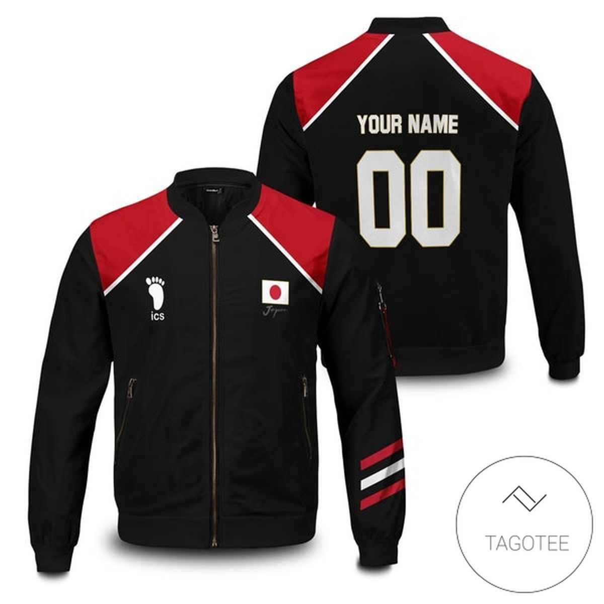 Personalized Haikyuu National Team Libero Bomber Jacket Personalized Haikyuu National Team Libero Bomber Jacket