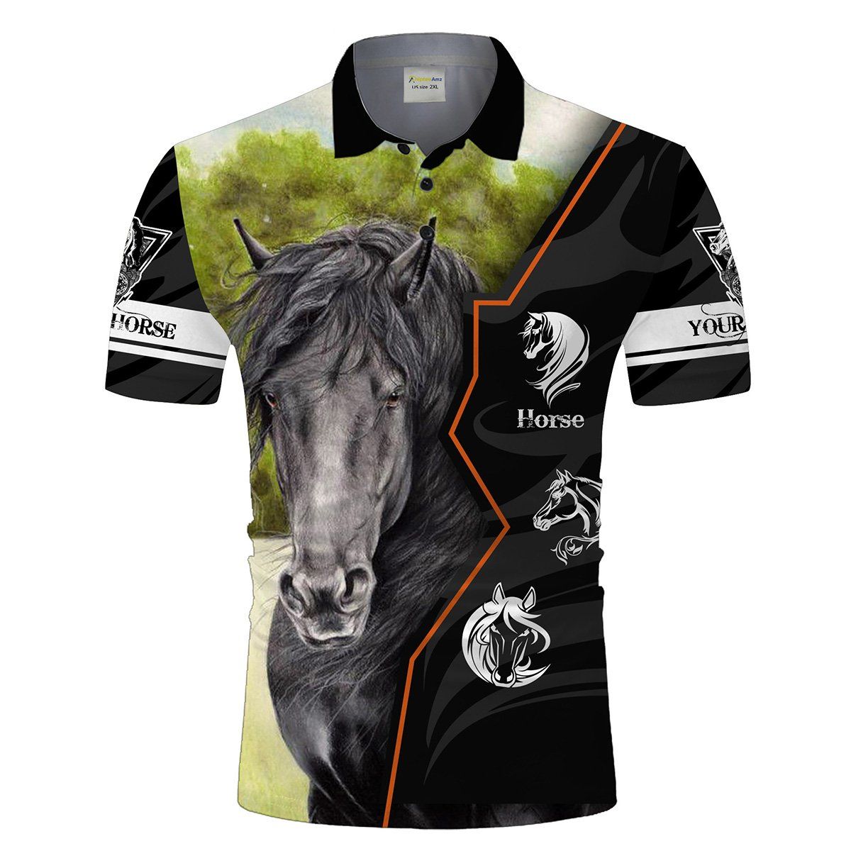 Personalized Horse Riding Lovers 3D All Over Printed Polo Shirt Personalized Horse Riding Lovers 3D All Over Printed Polo Shirt