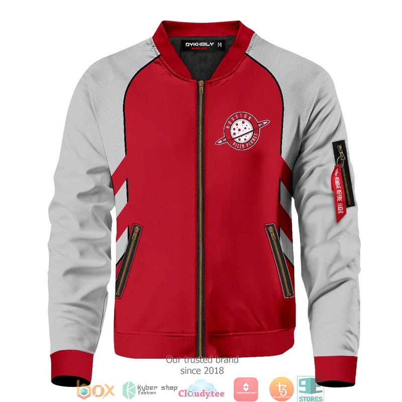 Personalized Houston Pizza Planet Bomber Jacket Personalized Houston Pizza Planet Bomber Jacket